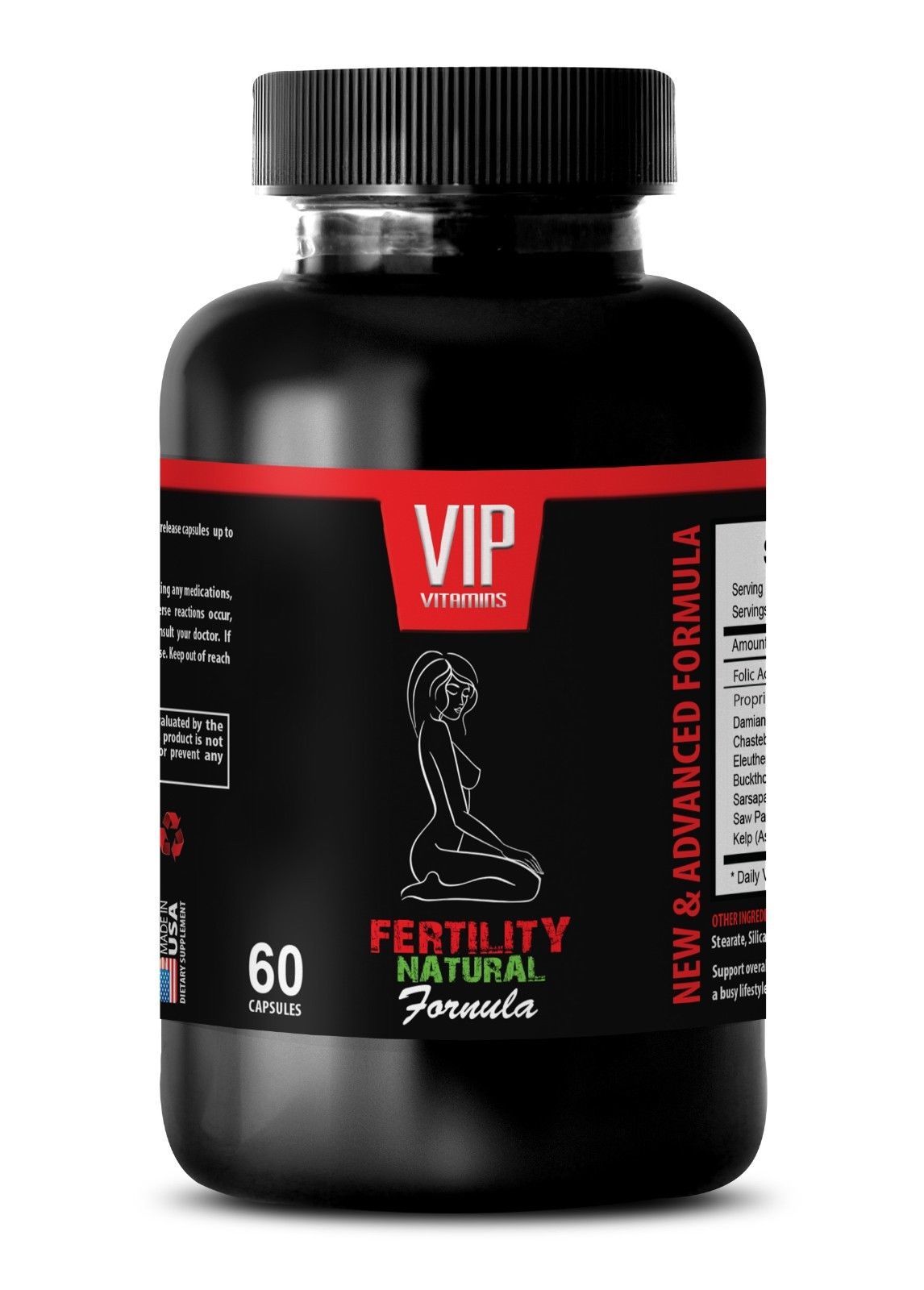 Female Libido Pills Fertility Complex Natural Formula Folate