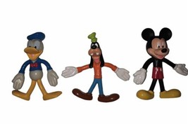 Kellogg’s Bendable Figures Set Of 3, Mickey Mouse, Donald Duck, Goofy - $13.88