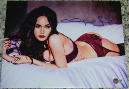 RARE FULL AUTO! Megan Fox Signed Autographed 11x14 Photo Beckett BAS WIT... - $193.05
