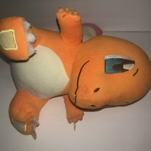 Pokemon Charmander Plushie Plush 12” Orange Sitting 2010 Nintendo See Photos - $8.49