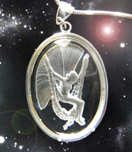 HAUNTED NECKLACE ANGEL OF LUCK MIRACULOUS FORTUNE GOLDEN ROYAL OOAK MAGICK - $161.78