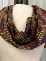 The Specialty House Women&#39;s Brown Print Silk Scarf - $14.85