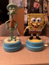 Spongebob Squarepants and Squidward Self Inking Stampers Rare Set of 2 U... - $22.99
