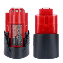 2 Pack M12 Li-Ion Battery Packs 48-11-2401 Replacement For Milwaukee M - $50.99