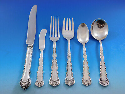 Primary image for Kings Court by Frank Whiting Sterling Silver Flatware Service Set 51 pieces