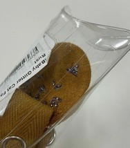 aBaby Glitter Cat Face Pacifier Clip, Rust-Colored - (NEW in package) - $11.30