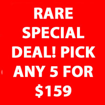 SPECIAL LOW DEAL JULY 1-3 FRI-SUN PICK ANY 5 FOR 159 DEAL  MAGICK  - $159.20