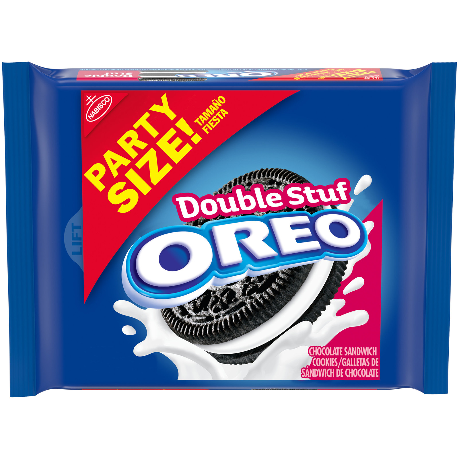 Oreo Original Double Stuf Chocolate Sandwich Cookies Party Size Pack -  26.7 Oz