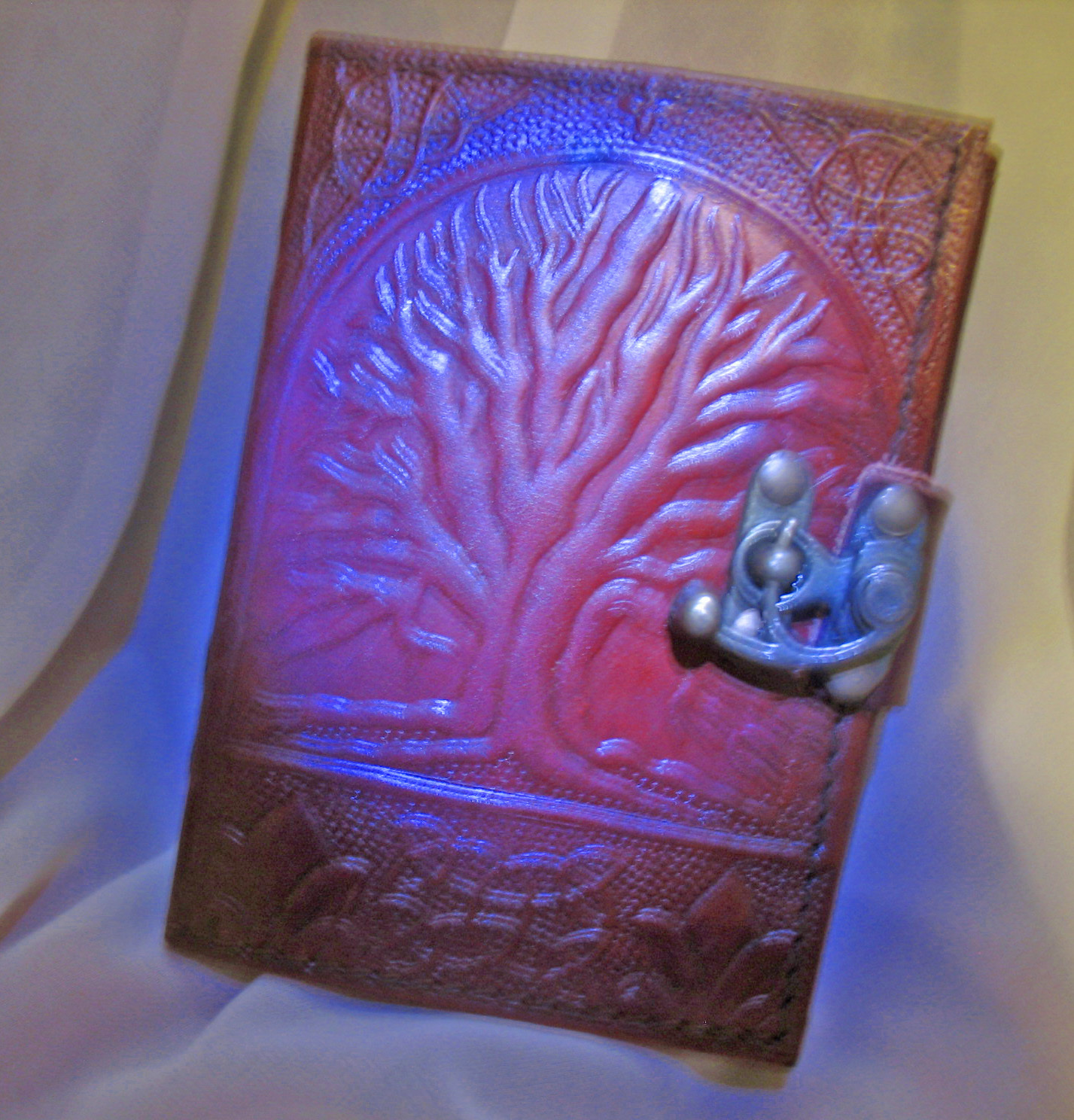Primary image for Haunted journal 14X WISHING MAGNIFIER HIGH MAGICK LEATHER BOUND WITCH Cassia4 