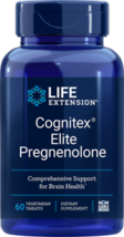 7 PACK $27.75 Life Extension Cognitex Elite Pregnenolone 60 tabs  image 1