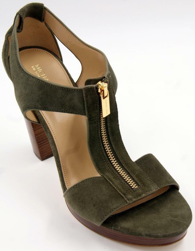 olive green michael kors shoes