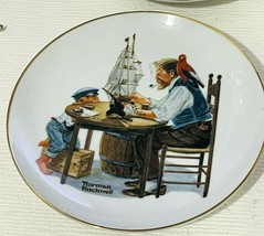 Set of 3 1984 Norman Rockwell Museum 6.5 inch Collectors Plates Excellen... - $15.87