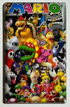 Super Mario All Characters Light Switch Outlet Wall Cover Plate Home decor image 2