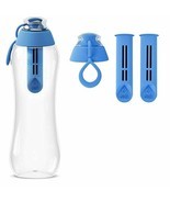 Dafi Filtering Water Bottle 17 fl oz + 2 Filters + New Cap Blue BPA-Free - $19.99