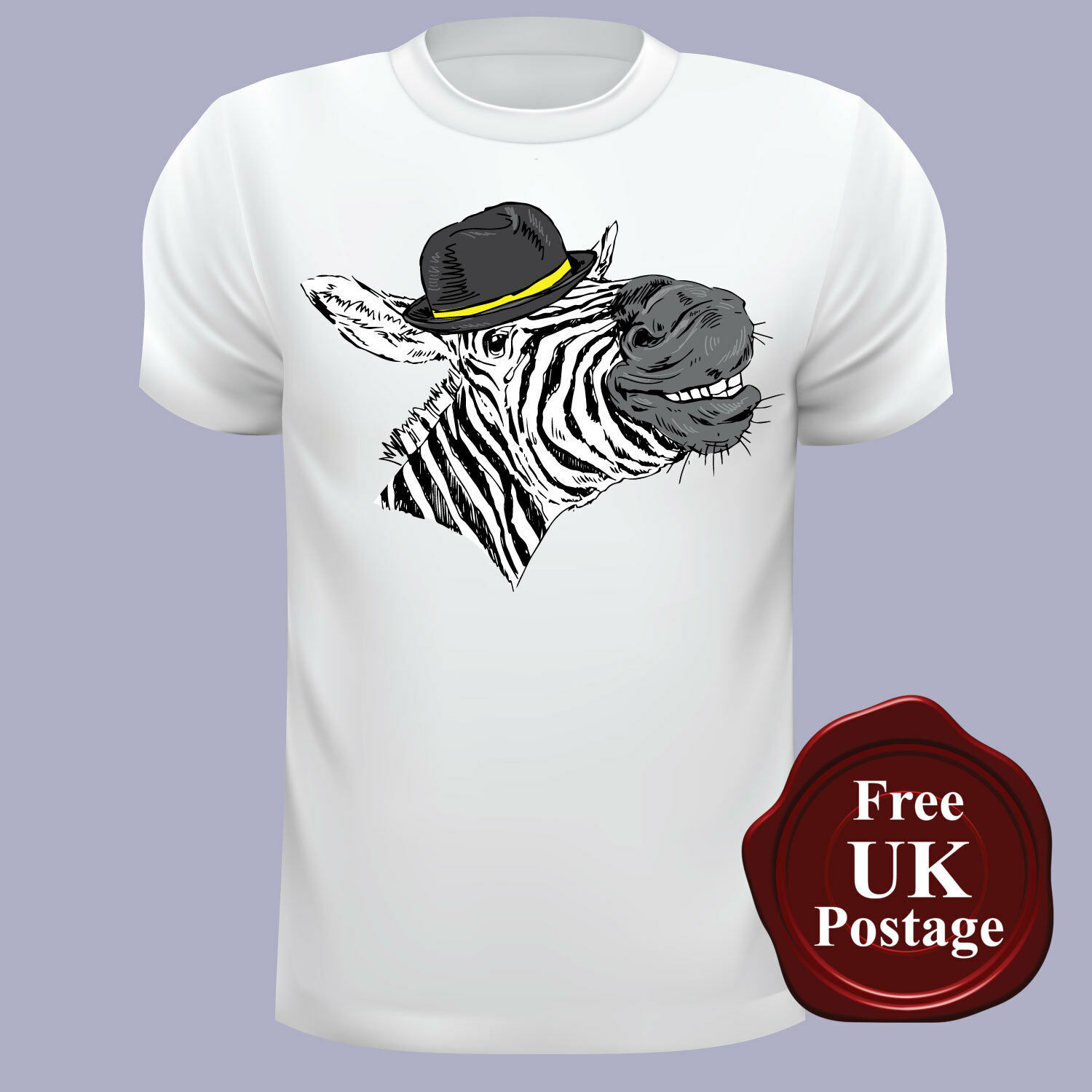 zebra striped t shirt