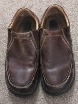 Mens Born Slip On Brown Loafers, Size 9 EUR 42.5 - $36.99