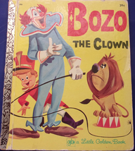 A Little Golden Book Bozo The Clown 1971 - $8.99