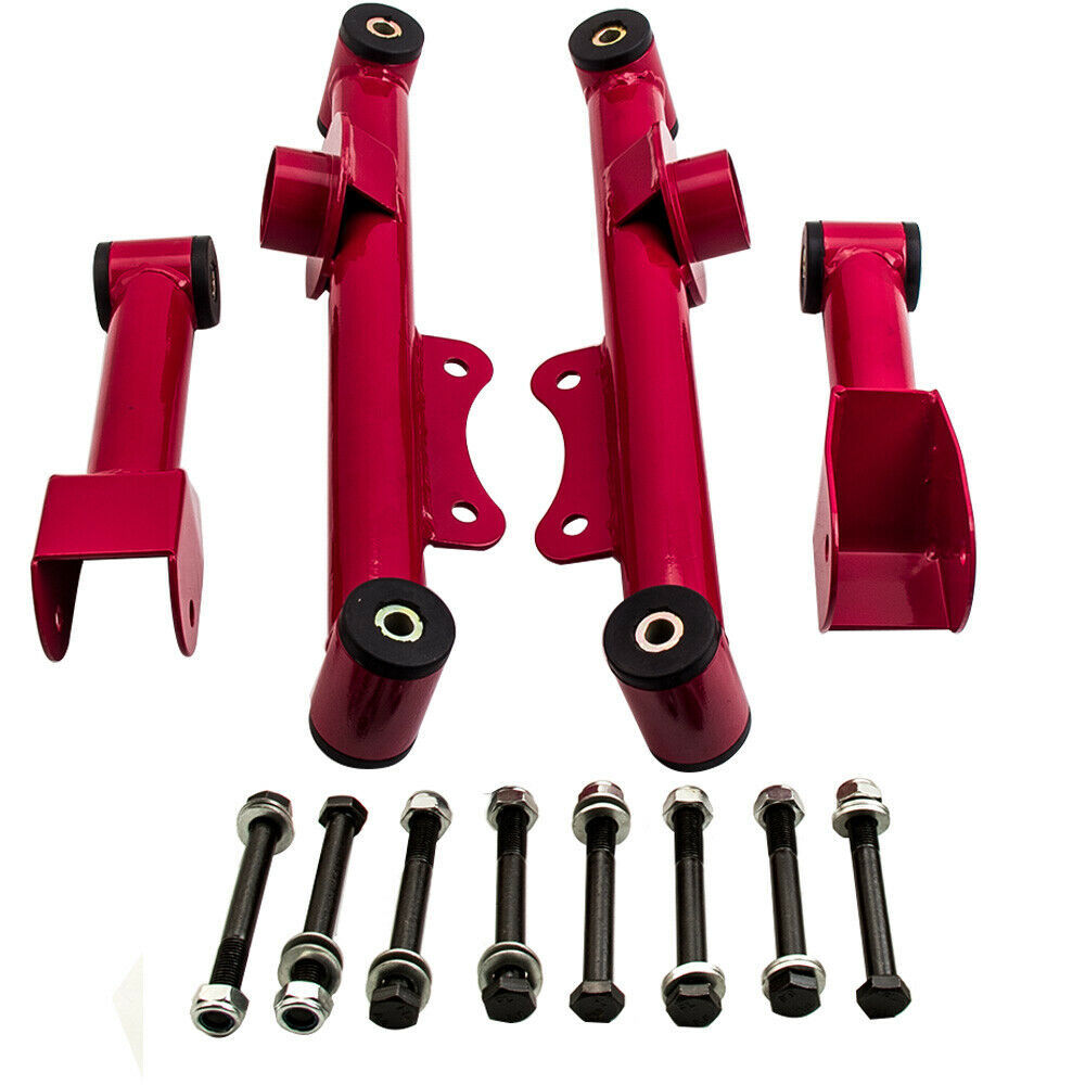 Upper Lower Rear Tubular Control Arms with Hardware 4 Pcs For Ford Mustang 1979