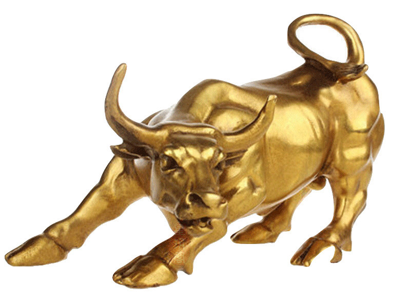 Wall Street Bull Brass Copper - Metalworking