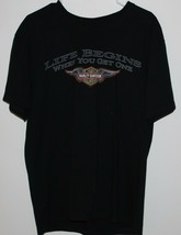 2 HARLEY DAVIDSON T-Shirts both are a size Large SPACE COAST FL 1 black ... - $21.28