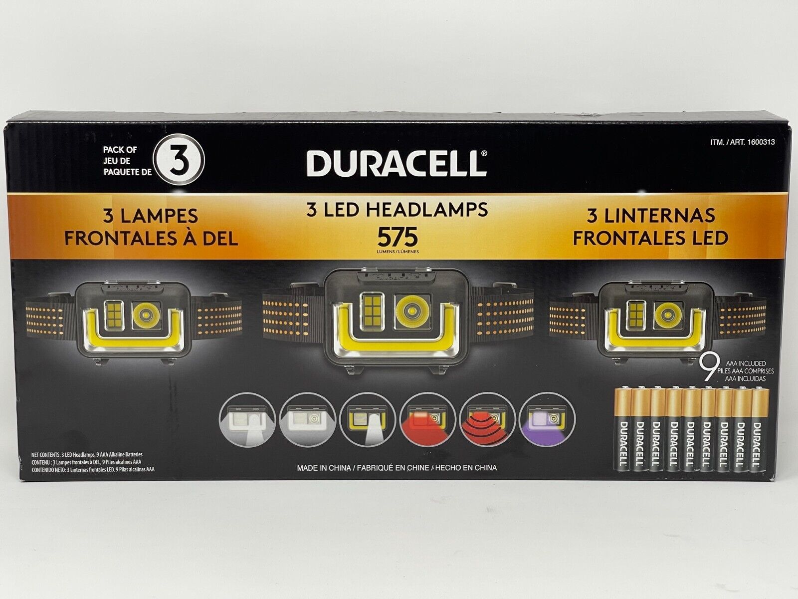 x Duracell 575 Lumens LED Headlamps and 50 similar items
