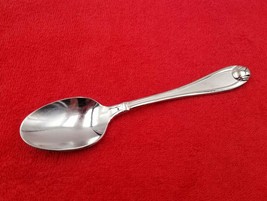 Oval Place Soup Spoon ~ Satin Garnet by Oneida Stainless Flatware Silver... - $7.91