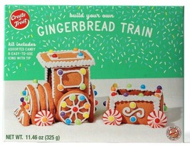 1 Create a Treat Build Your Own Gingerbread Train Kit Assorted Candy Icing Tip