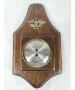 Vintage Hanging Wood Thermometer and Humidity USA Weather Set Bald Eagle... - $44.95