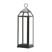 Zingz and Thingz Extra Tall Contemporary Lantern in Black - $49.42