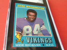 1971 Gene Washington # 130 Topps Sgc 80 Minnesota Vikings Football - $24.99