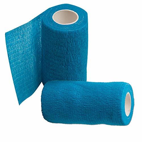 SLSON 2 Pack Vet Wrap for Horses 4 inch Self Adhesive Bandage Tape for
