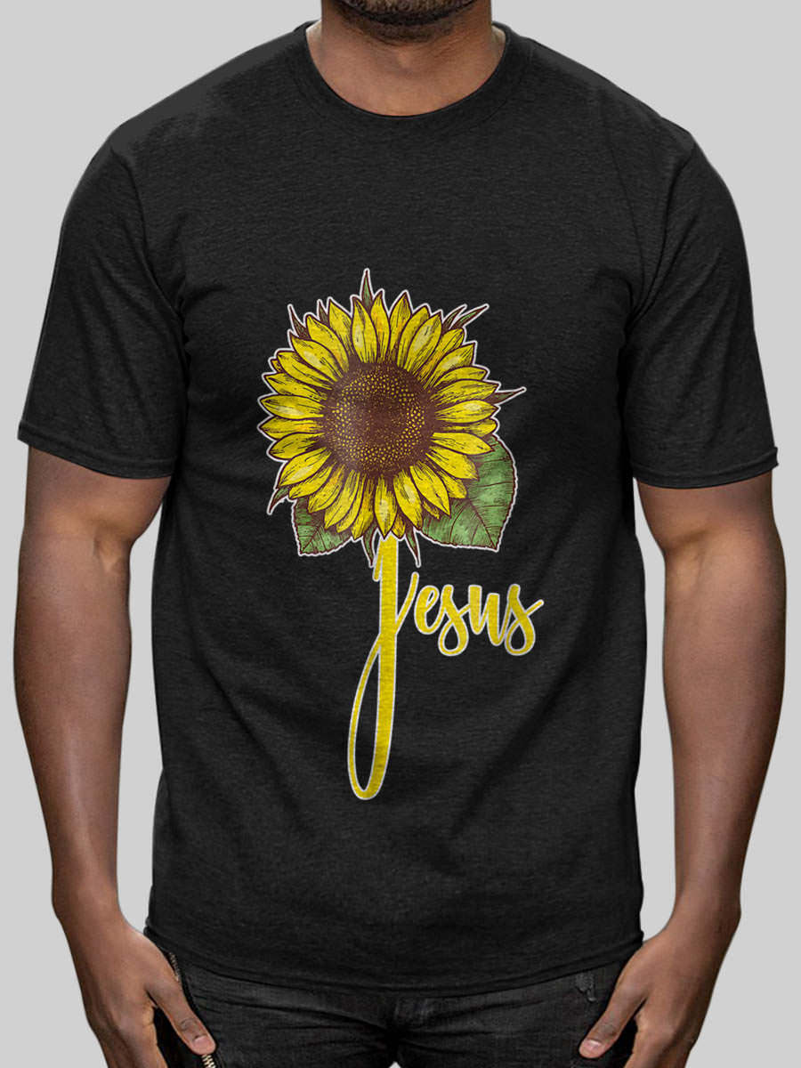 SGSTshirt - Jesus-sunflower thanksgiving shirt - T-Shirts ...