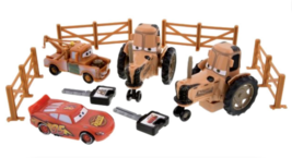 Disney Parks Cars Land Tractor Tipping Playset with Mater and Lighting McQueen image 2