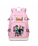 My Hero Academia Kid Backpack Schoolbag Bookbag Daypack Pink Large Bag A - $41.99