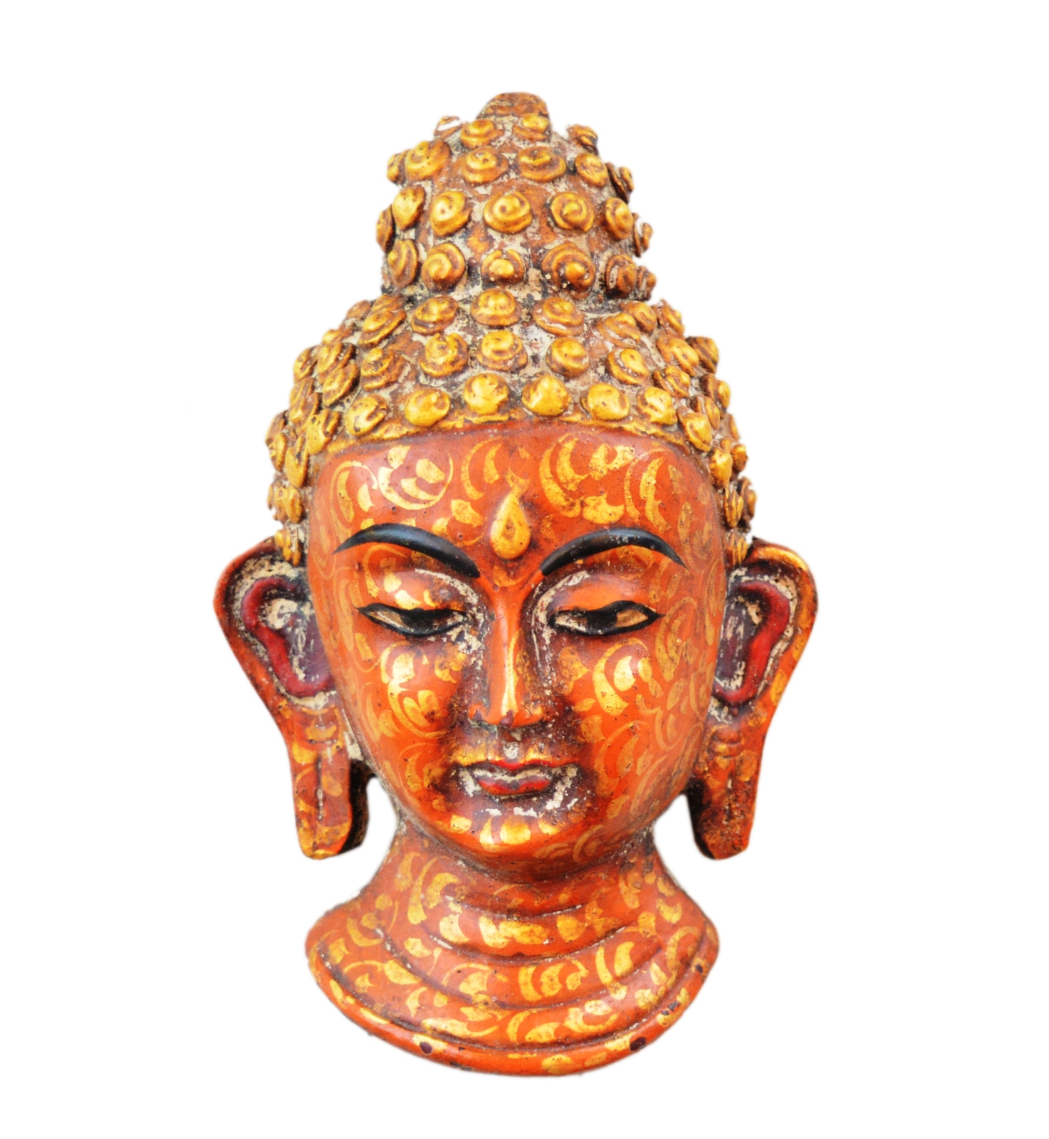 Antique Resin Buddha mask wall mask wall hanging Wall sculpture Buddha