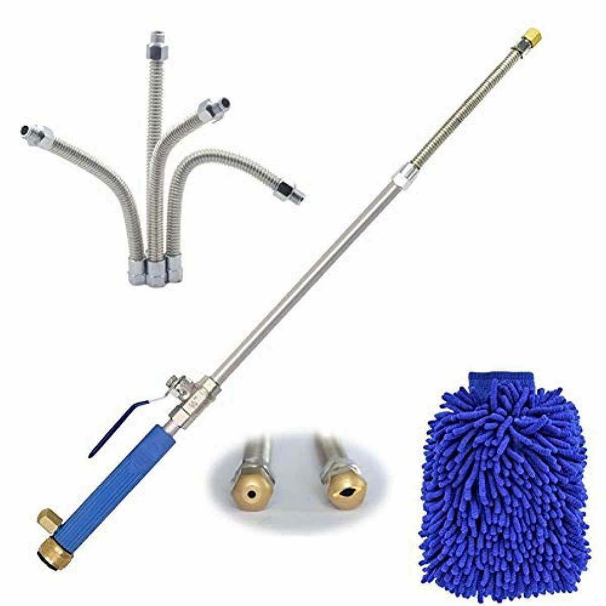 Hydro Jet Power Washer Wand High Pressure Water Hose Attachment