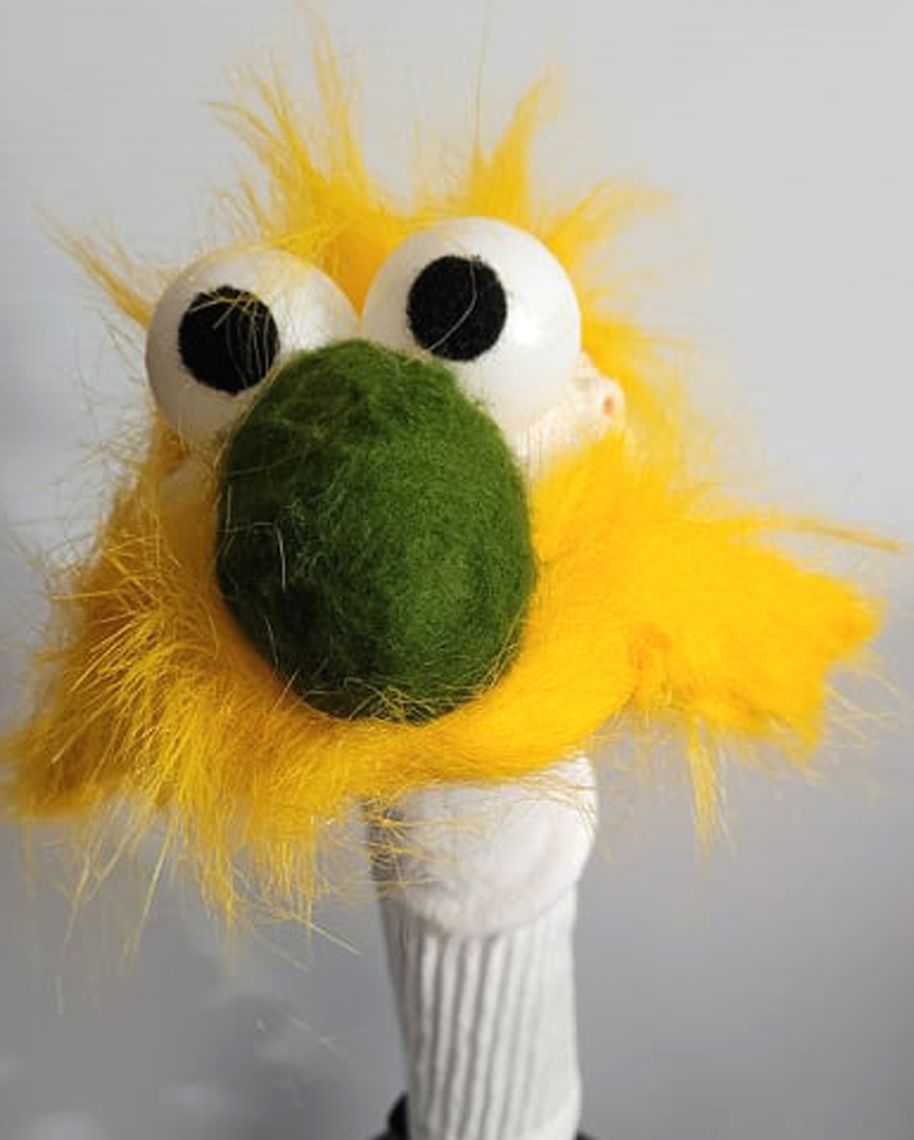 D28 * Basic Custom "Wild Man"  Sock Puppet * Custom Made - $5.00