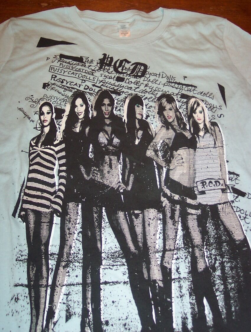 Womens Teen Pussycat Dolls T Shirt Large Band New Tops And Blouses