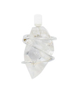 Manifestation Quartz Crystal Pendant Necklace (22&quot;) White - $189.05