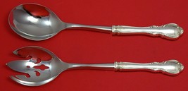 Legato by Towle Sterling Silver Salad Serving Set Pierced Custom Made 10 1/2" - $147.51