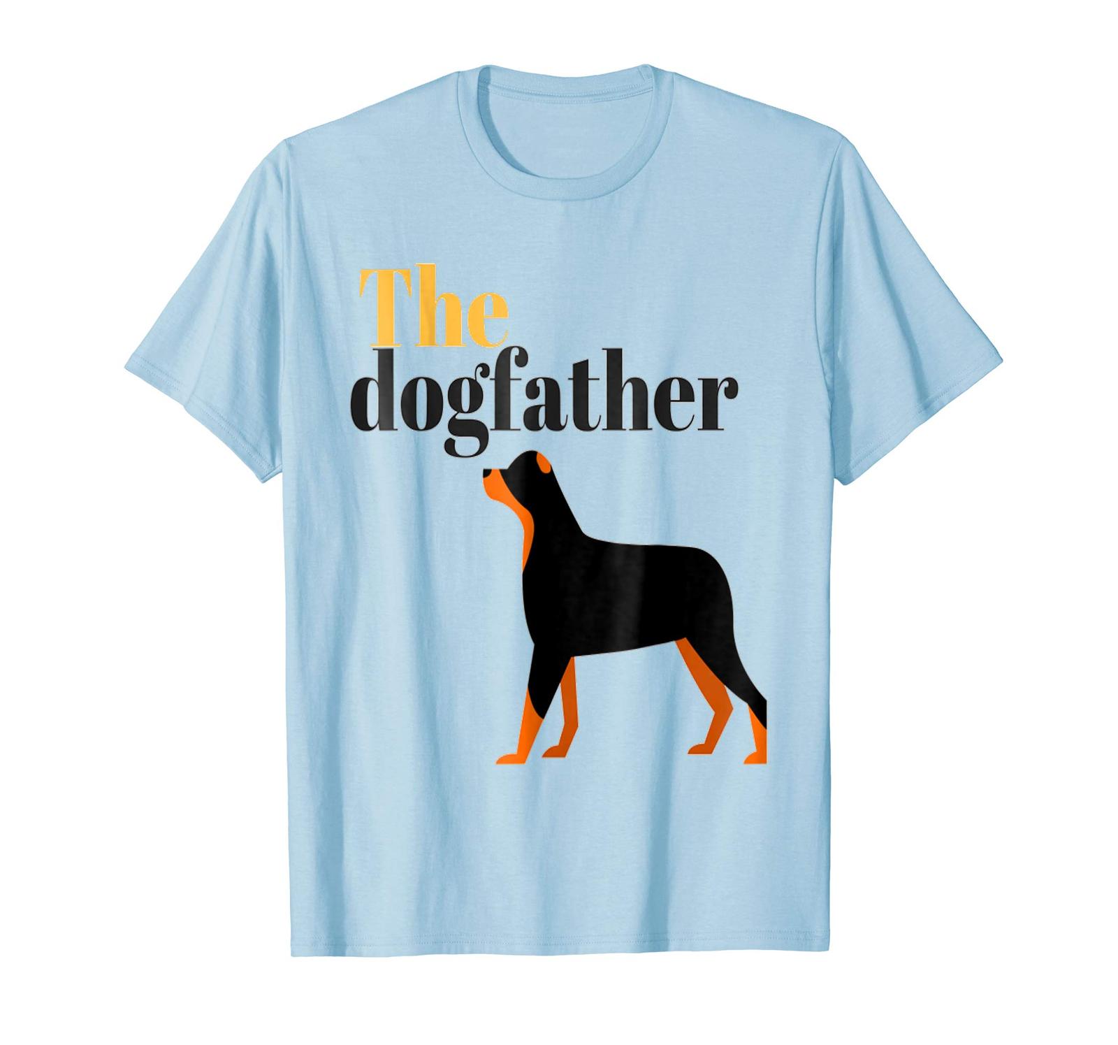 Dog Fashion - Mens Dad - The dogfather T- Shirt Great Father Days gift Men