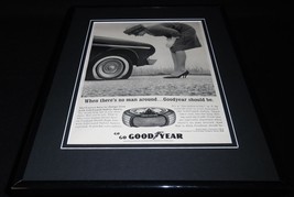 1965 Goodyear Lifeguard Tires 11x14 Framed ORIGINAL Vintage Advertisement