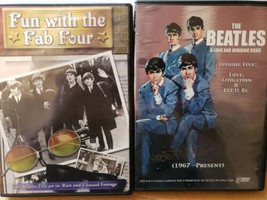 Lot of 2 Beatles dvd FUN WITH THE FAB FOUR / A LONG AND WINDING ROAD - $4.99