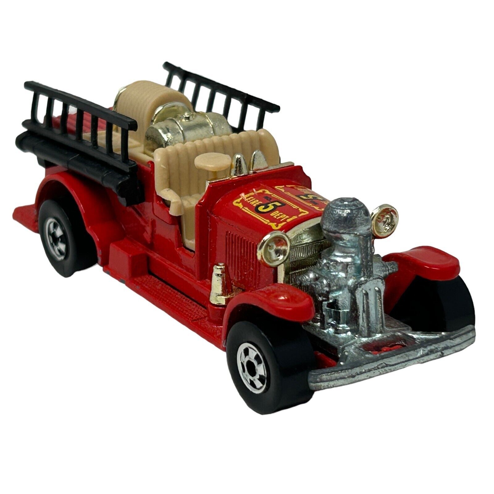 Hot Wheels Old Number 5 Fire Engine Diecast Toy Car Fire Truck Vintage 1981 HK Contemporary