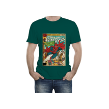Marvel T-Shirt Cover Amazing Spider-Man #186 Green Size M - $12.00