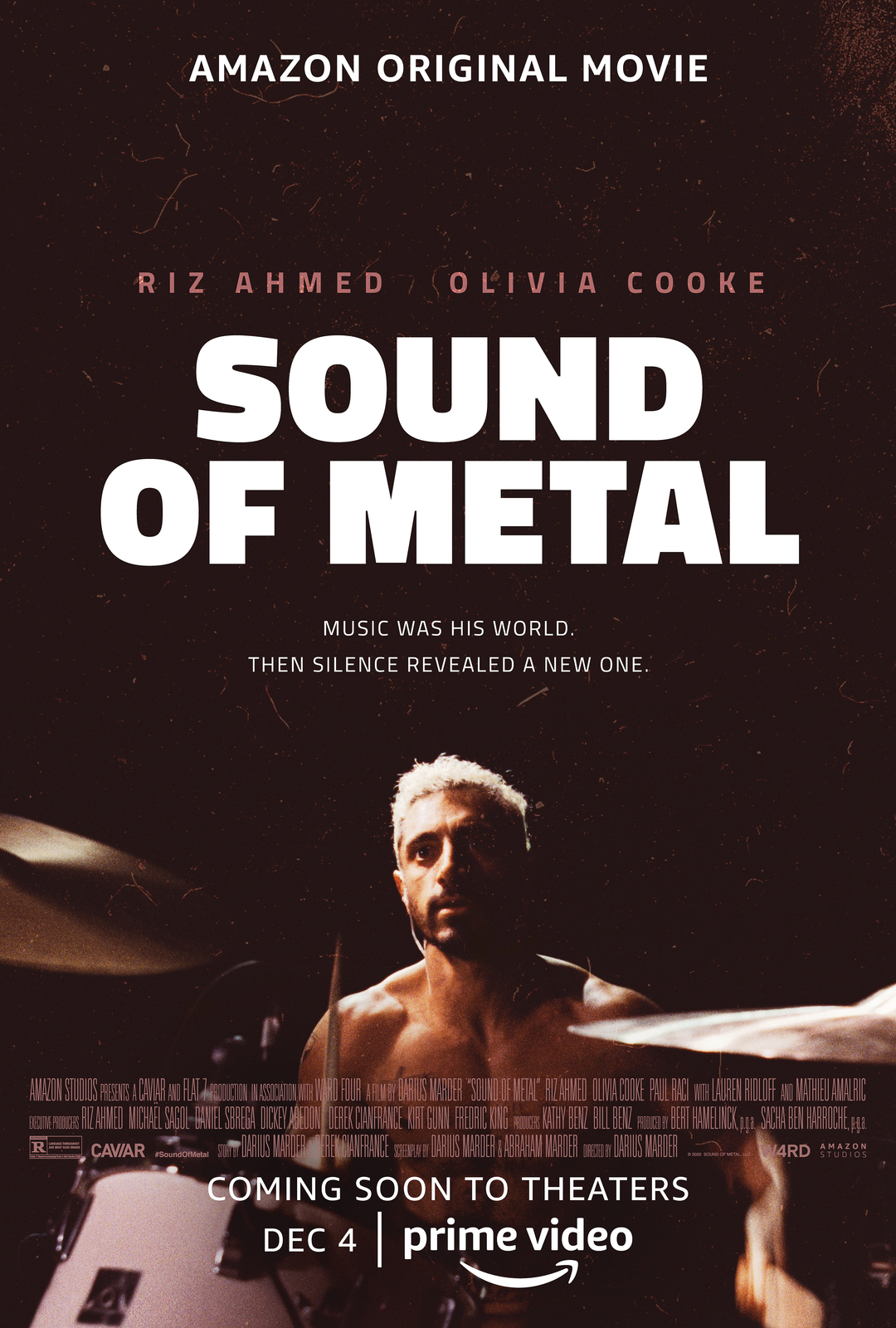 Sound of Metal Poster Darius Marder Riz Ahmed Movie Art Film Print 24x36 27x40