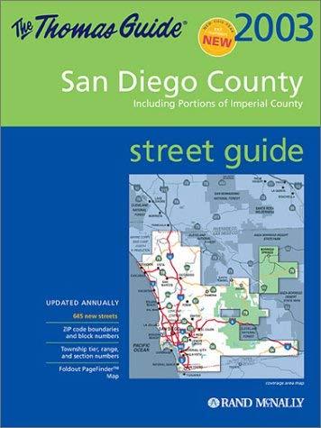 Thomas Guide 2003 San Diego County Including Portions of Imperial ...