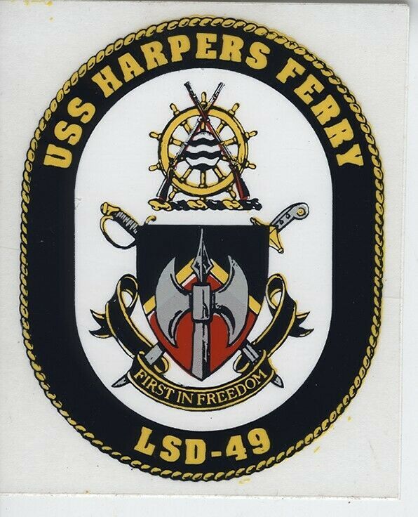 USS HARPERS FERRY LSD 49 Decal Sticker US Navy - Decals, Stickers ...