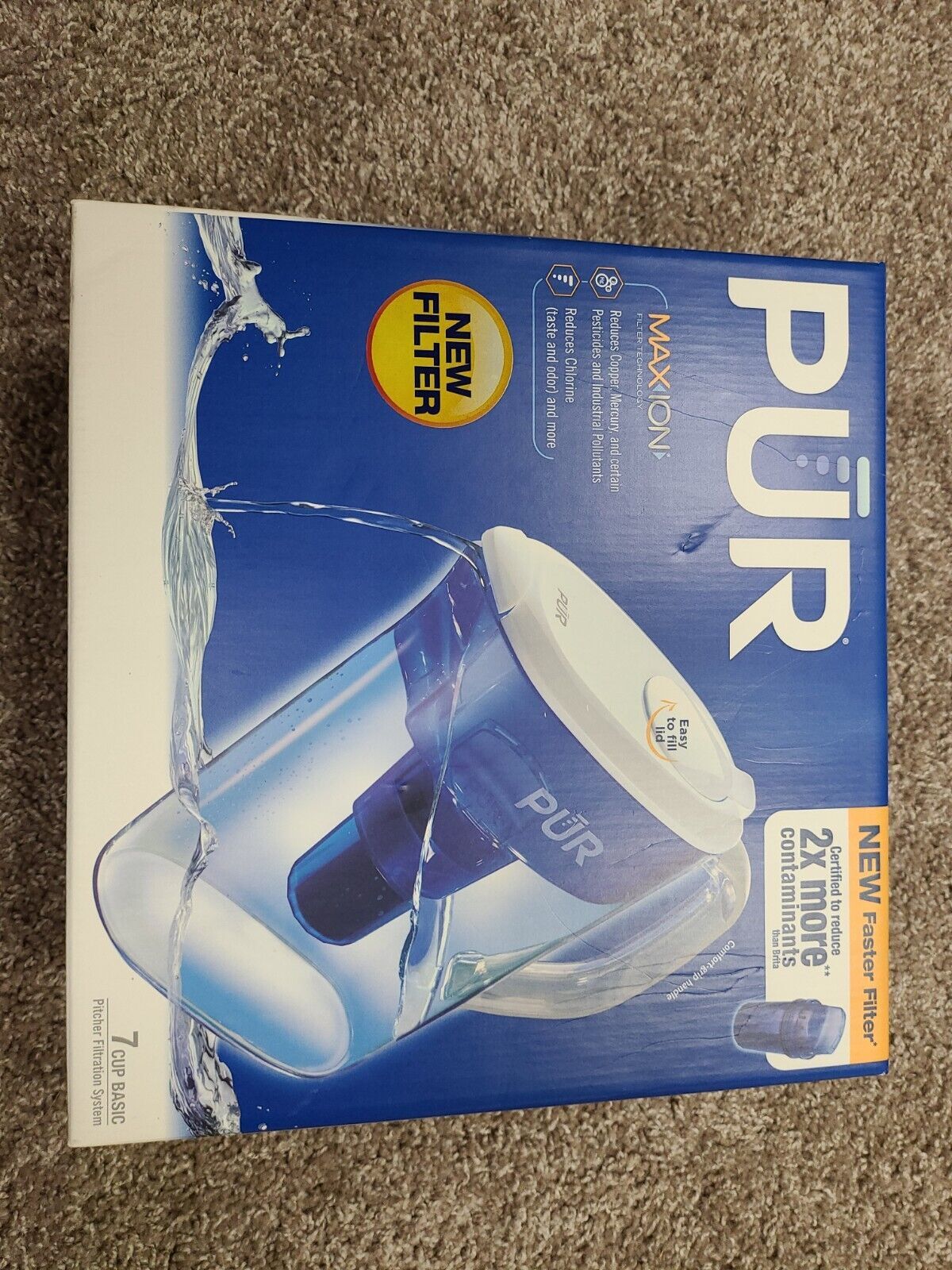 Pur Maxion Pitcher PPT700W with Filter PPF900Z Small Kitchen Appliances