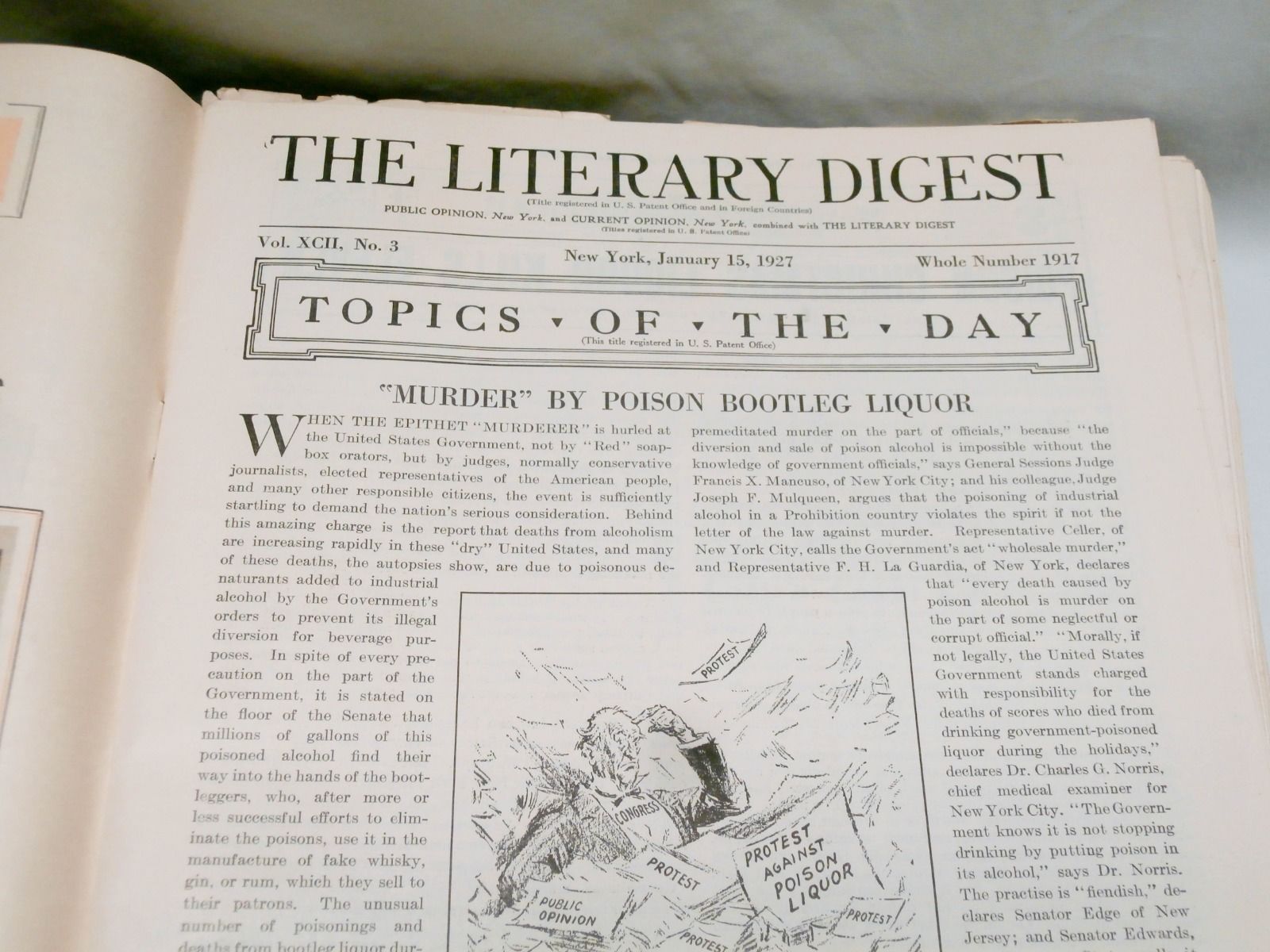 January 15, 1927 The Literary Digest and similar items